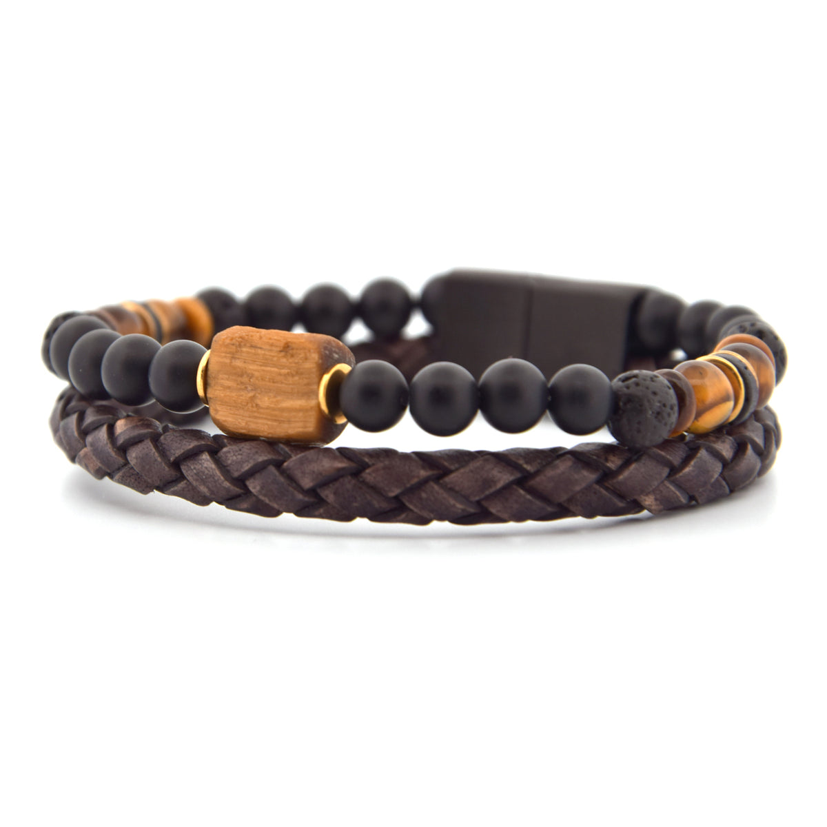 Lederarmband Rokes - Tigerauge UVP 99€