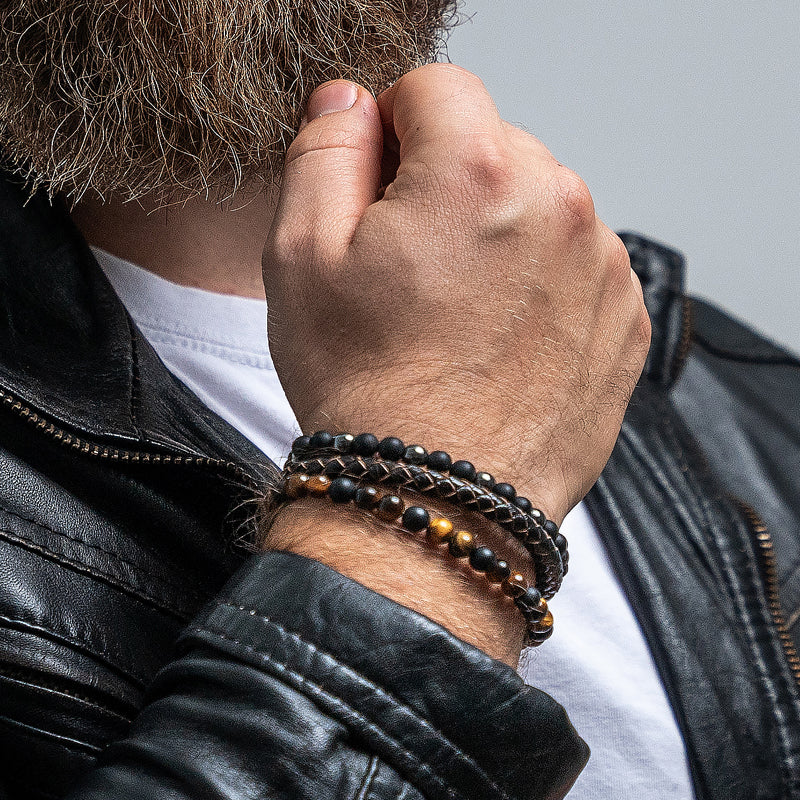 Bracelet en cuir Fashion Beads - Golden Sun PVC 59€