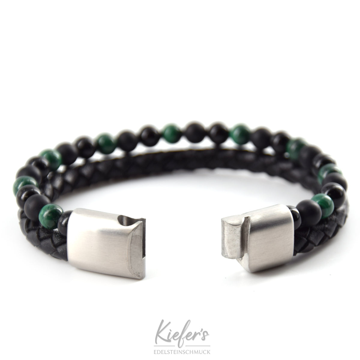 Bracelet en cuir  Fashion Beads - Green Mamba PVC 59€