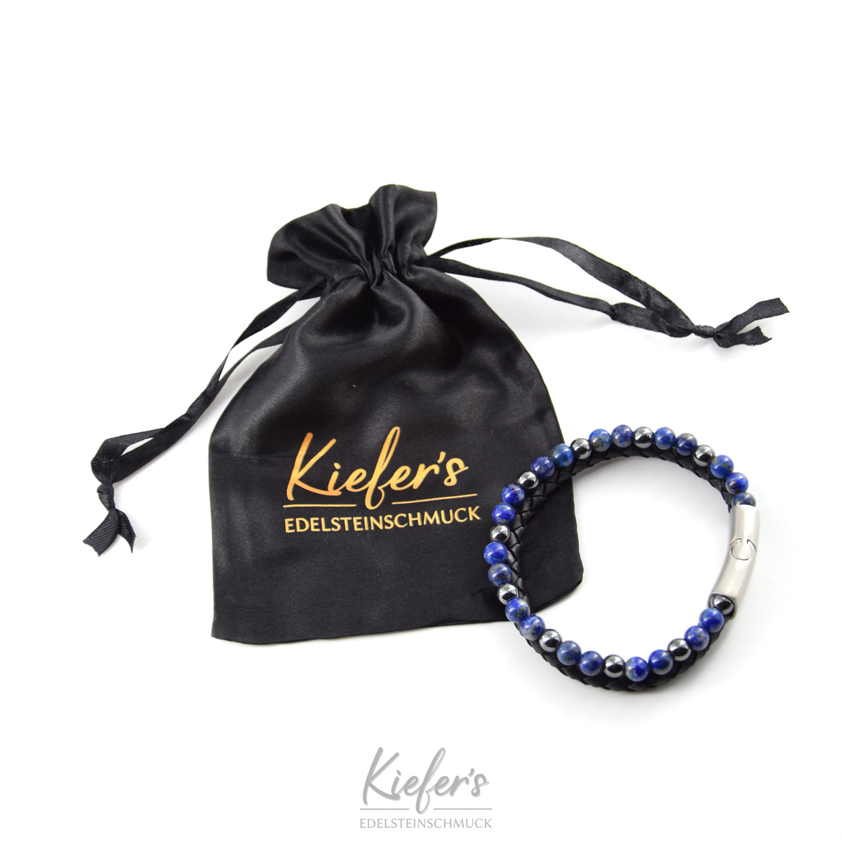Bracelet en cuir Fashion Beads - Royal Blue PVC 59€