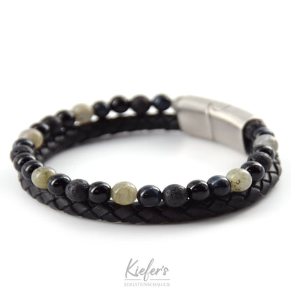 Bracelet en cuir Fashion Beads - Dark Moon PVC 59€