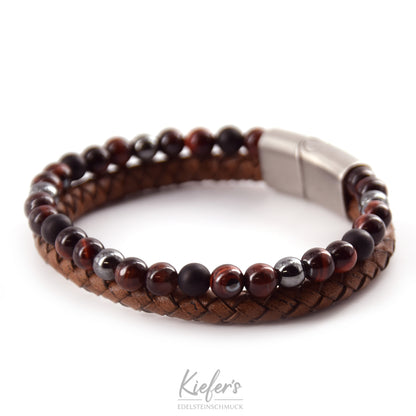 Bracelet en cuir Fashion Beads - Red Passion PVC 59€