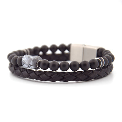 Lederarmband Rokes - Silicium UVP 99€