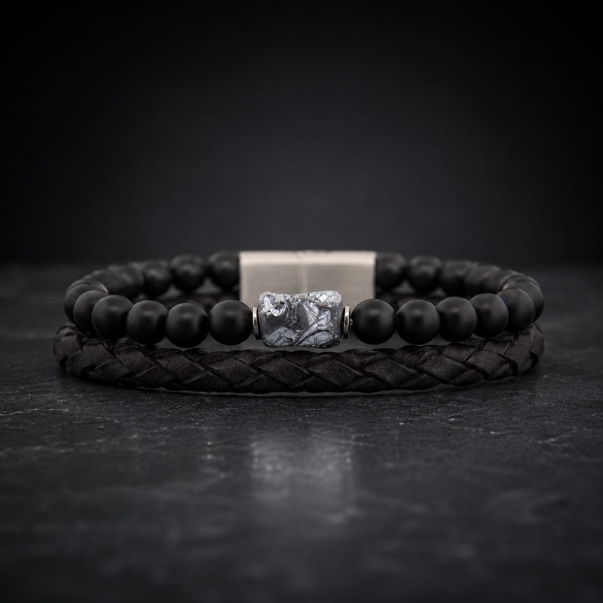 Lederarmband Rokes - Silicium UVP 99€