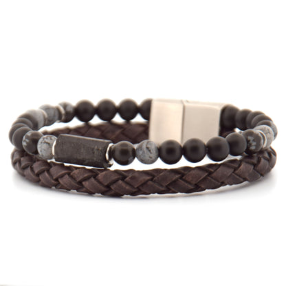 Lederarmband Rokes - Turmalin UVP 99€
