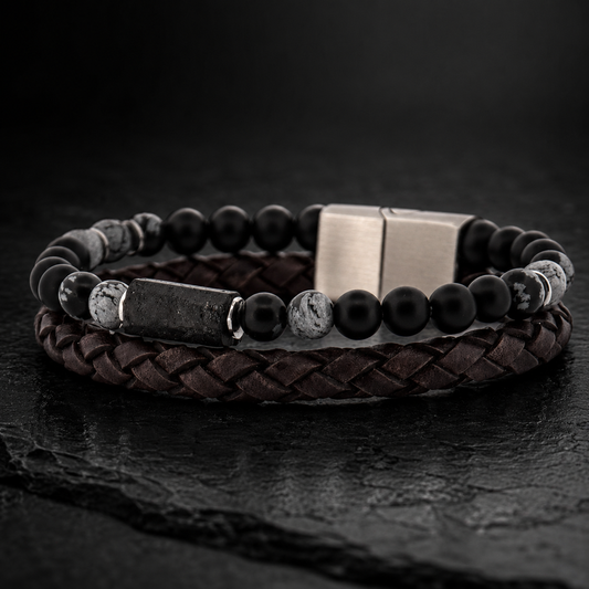 Lederarmband Rokes - Turmalin UVP 99€