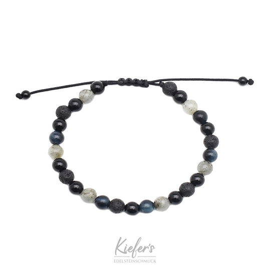 Armband Fashion beads verstellbar - Dark Moon