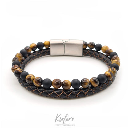 Bracelet en cuir Fashion Beads - Golden Sun  PVC 59€