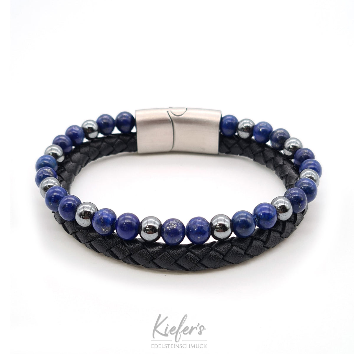 Bracelet en cuir Fashion Beads - Royal Blue PVC 59€